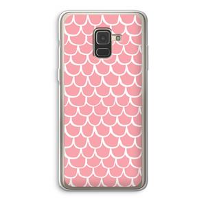CaseCompany Dakpannetjes: Samsung Galaxy A8 (2018) Transparant Hoesje