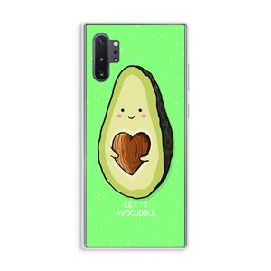 CaseCompany Avocuddle: Samsung Galaxy Note 10 Plus Transparant Hoesje