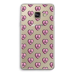 CaseCompany GIRL POWER: Samsung A3 (2017) Transparant Hoesje