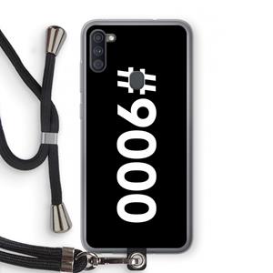 CaseCompany 9000: Samsung Galaxy A11 Transparant Hoesje met koord