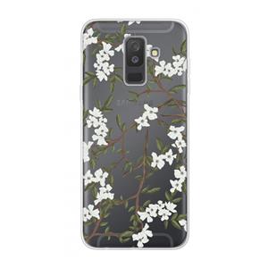 CaseCompany Blossoming spring: Samsung Galaxy A6 Plus (2018) Transparant Hoesje
