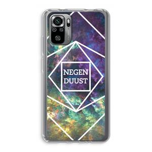 CaseCompany Negenduust ruimte: Xiaomi Redmi Note 10S Transparant Hoesje