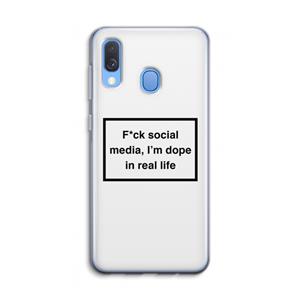 CaseCompany I'm dope: Samsung Galaxy A40 Transparant Hoesje