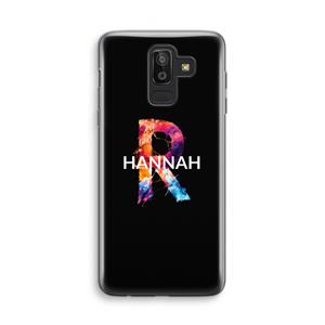 CaseCompany Abstract Spectrum: Samsung Galaxy J8 (2018) Transparant Hoesje