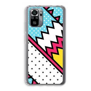 CaseCompany Pop Art #2: Xiaomi Redmi Note 10S Transparant Hoesje