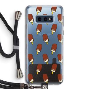 CaseCompany Yummy: Samsung Galaxy S10e Transparant Hoesje met koord