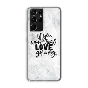 CaseCompany Partner in crime: Samsung Galaxy S21 Ultra Transparant Hoesje