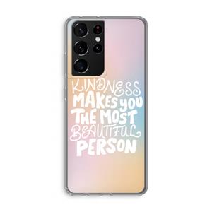 CaseCompany The prettiest: Samsung Galaxy S21 Ultra Transparant Hoesje