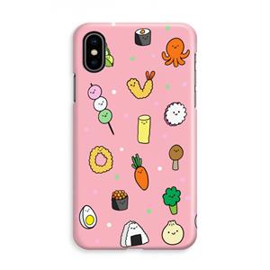 CaseCompany Happy bento friends: iPhone X Volledig Geprint Hoesje
