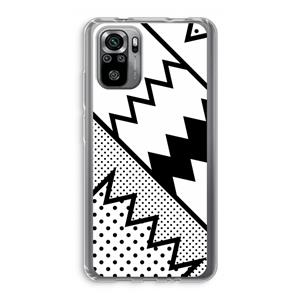 CaseCompany Pop Art #5: Xiaomi Redmi Note 10S Transparant Hoesje