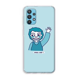 CaseCompany Zwaai: Samsung Galaxy A32 4G Transparant Hoesje