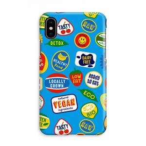 CaseCompany Fruitsticker: iPhone X Volledig Geprint Hoesje