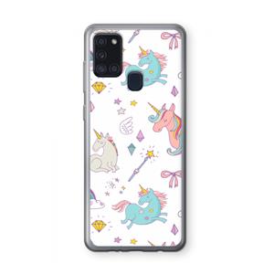 CaseCompany Fantasiewereld: Samsung Galaxy A21s Transparant Hoesje