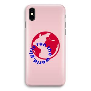 CaseCompany Run The World: iPhone Xs Volledig Geprint Hoesje