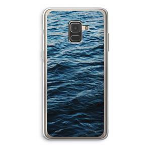 CaseCompany Oceaan: Samsung Galaxy A8 (2018) Transparant Hoesje