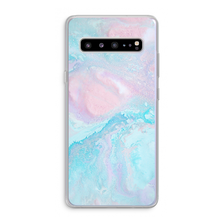 CaseCompany Fantasie pastel: Samsung Galaxy S10 5G Transparant Hoesje