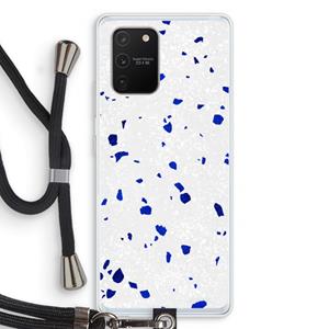 CaseCompany Terrazzo N°5: Samsung Galaxy S10 Lite Transparant Hoesje met koord