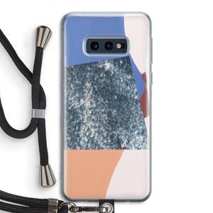 CaseCompany Billy: Samsung Galaxy S10e Transparant Hoesje met koord