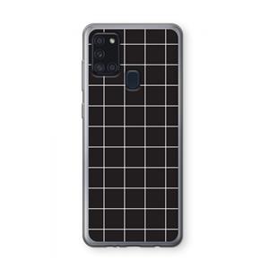 CaseCompany Rooster 2: Samsung Galaxy A21s Transparant Hoesje