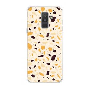 CaseCompany Terrazzo N°13: Samsung Galaxy A6 Plus (2018) Transparant Hoesje
