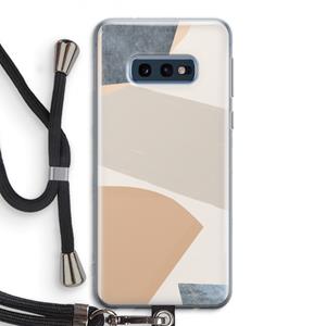 CaseCompany Formo: Samsung Galaxy S10e Transparant Hoesje met koord