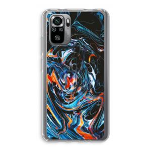 CaseCompany Black Unicorn: Xiaomi Redmi Note 10S Transparant Hoesje