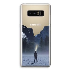 CaseCompany Wanderlust: Samsung Galaxy Note 8 Transparant Hoesje