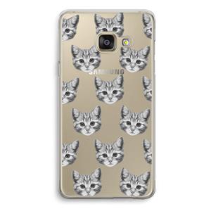 CaseCompany Kitten: Samsung A3 (2017) Transparant Hoesje