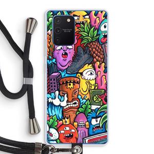 CaseCompany Vexx Mixtape: Samsung Galaxy Note 10 Lite Transparant Hoesje met koord