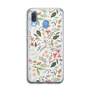 CaseCompany Sweet little flowers: Samsung Galaxy A40 Transparant Hoesje