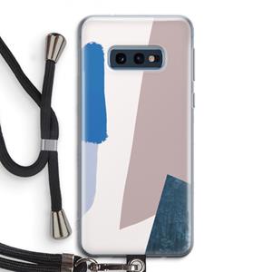 CaseCompany Lapis: Samsung Galaxy S10e Transparant Hoesje met koord