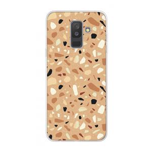 CaseCompany Terrazzo N°17: Samsung Galaxy A6 Plus (2018) Transparant Hoesje