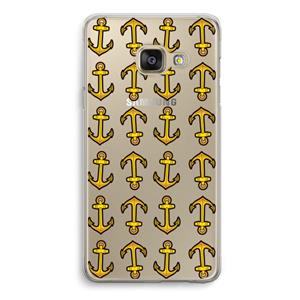 CaseCompany Musketon Anchor: Samsung A3 (2017) Transparant Hoesje