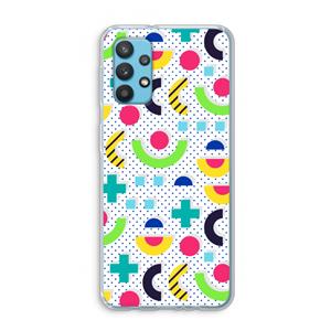 CaseCompany 8-bit N°1: Samsung Galaxy A32 4G Transparant Hoesje