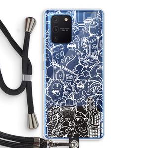 CaseCompany Vexx City #2: Samsung Galaxy Note 10 Lite Transparant Hoesje met koord