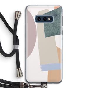 CaseCompany Lindo: Samsung Galaxy S10e Transparant Hoesje met koord