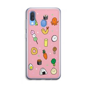 CaseCompany Happy bento friends: Samsung Galaxy A40 Transparant Hoesje