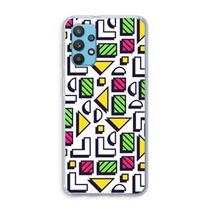 CaseCompany 8-bit N°4: Samsung Galaxy A32 4G Transparant Hoesje
