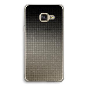 CaseCompany Musketon Halftone: Samsung A3 (2017) Transparant Hoesje