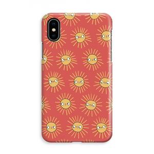 CaseCompany Zon: iPhone X Volledig Geprint Hoesje
