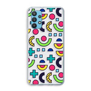 CaseCompany 8-bit N°6: Samsung Galaxy A32 4G Transparant Hoesje