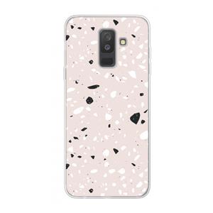 CaseCompany Terrazzo N°20: Samsung Galaxy A6 Plus (2018) Transparant Hoesje