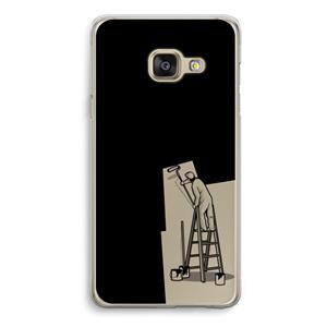 CaseCompany Musketon Painter: Samsung A3 (2017) Transparant Hoesje