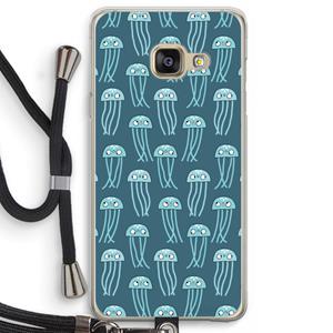 CaseCompany Kwallie: Samsung Galaxy A3 (2016) Transparant Hoesje met koord