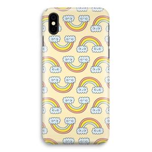 CaseCompany Regenboog: iPhone Xs Volledig Geprint Hoesje