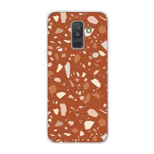 CaseCompany Terrazzo N°22: Samsung Galaxy A6 Plus (2018) Transparant Hoesje