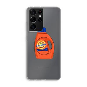 CaseCompany Ultra Sensitive: Samsung Galaxy S21 Ultra Transparant Hoesje