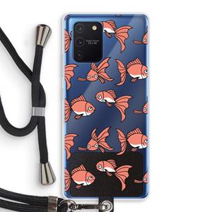 CaseCompany Blub: Samsung Galaxy Note 10 Lite Transparant Hoesje met koord