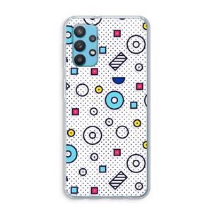 CaseCompany 8-bit N°9: Samsung Galaxy A32 4G Transparant Hoesje