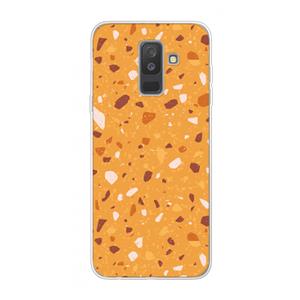 CaseCompany Terrazzo N°24: Samsung Galaxy A6 Plus (2018) Transparant Hoesje